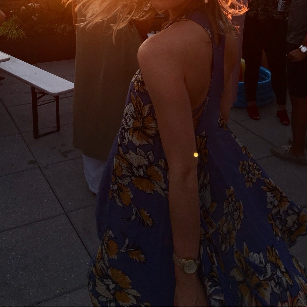 Free People -Floral Sleeveless Dress - Picture 9 of 9